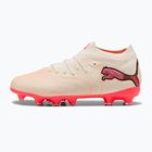Children's football boots PUMA Future 9 Pro FG/AG Jr sugared almond/puma white/ultra red/puma black