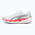 Men's running shoes Puma Velocity Nitro 5 puma white/ultra red