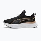 Women's shoes PUMA Softride Sabrina Polished Chrome puma black/puma white/puma gold
