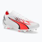Men's PUMA Ultra Match MXSG football boots puma white/puma black/fire orchid