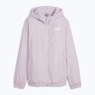 Women's PUMA ESS Solid Windbreaker Hoodie grape mist jacket