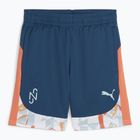 PUMA Neymar JR Creativity Training ocean tropic/hot heat children's football shorts