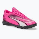 PUMA Ultra Play TT Jr children's football boots poison pink/puma white/puma black