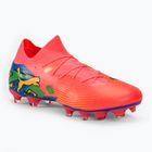 PUMA Future 7 Match Neymar Jr FG/AG football boots sunset glow/black/sun stream/puma green/blue