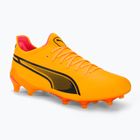 PUMA King Ultimate Fg/Ag sun stream/puma black/sunset glow football boots