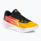 PUMA All-Pro Nitro Showtime yellow sizzle/purple glimmer men's basketball shoes