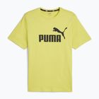 Men's PUMA Es Logo Tee (S) lime sheen T-shirt
