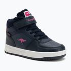 KangaROOS children's shoes K-CP Bound Mid EV dark navy/daisy pink