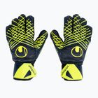 Uhlsport Prediction Supersoft goalkeeper gloves navy/white/fluo yellow