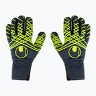 Uhlsport Prediction Absolutgrip HN Fit goalkeeper gloves navy/white/fluo yellow