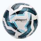 Uhlsport Fairtrade Top Training Addglue football white/black/fluo blue size 5
