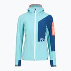 Women's softshell jacket ORTOVOX Berrino Hooded blue 6027700007