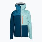 Women's ORTOVOX 3L Ortler rain jacket blue 7061600006