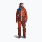 Men's skit jacket ORTOVOX 3L Ortler clay orange