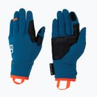 Women's trekking gloves ORTOVOX Fleece Light blue 5635900005