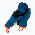 Women's trekking gloves ORTOVOX Fleece Light blue 5635900005