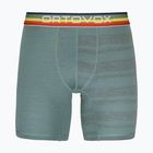 Men's thermal boxer shorts ORTOVOX 185 Rock'N'Wool arctic grey