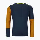 Men's ORTOVOX 185 Rock'N'Wool deep ocean thermal sweatshirt