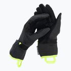 Men's skydiving gloves ORTOVOX Fleece Grid Cover black raven