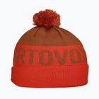 ORTOVOX Bobble Knit winter cap hot orange