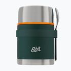 Food thermos with cutlery Esbit Stainless Steel Food Jug 750 ml forest green