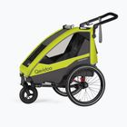 Qeridoo Sportrex 2 LE two-person bicycle trailer yellow Q-SPR2-22-LG