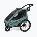 Two-person bike trailer Qeridoo Qupa 2 mineral blue