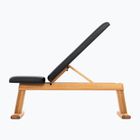 Workout bench NOHrD Bench Press Oak Natural Leather