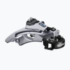 Front bike derailleur Shimano FD-TX800-TS6 Tourney TX 3x8/7 Top Swing L silver/black