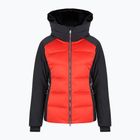 Women's ski jacket Descente Mary electric red/black
