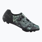 Shimano SH-RX801 men's gravel shoes tropical leaves