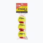 Dunlop Stage 3 children's tennis balls 3 pcs red/yellow 601340