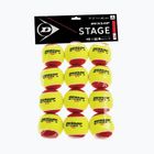 Dunlop Stage 3 children's tennis balls 12 pcs red/yellow 601344