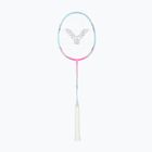 Badminton racket VICTOR DriveX 6SP QM fluorescent rose-red/light blue