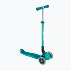 Globber Primo Foldable Plus Lights dark emerald green children's tricycle scooter