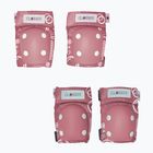 Globber Toddler deep pastel pink/shapes baby protector set