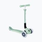 Globber Junior Foldable Lights Eco pistachio children's tricycle scooter