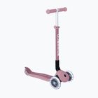 Children's three-wheeled scooter Globber Junior Primo Foldable Lights Eco berry