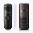 Portable coffee maker Wacaco Pixapresso 120 ml dark burgundy
