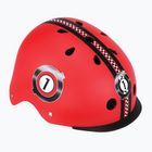 Children's helmet Globber Elite Lights new red racing