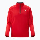 Men's Descente Shoulder Trim T-Neck sweatshirt electric red