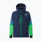 Men's ski jacket Descente Hybrid Down dark night/ cell green