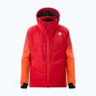 Men's Descente Hybrid Down ski jacket mandarin orange/ electric red