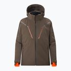 Men's ski jacket Descente Caden shoulder brown