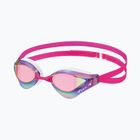 SWEEP Viev Orca mirrored swimming goggles pink