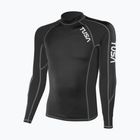 Men's swimming longsleeve TUSA Black rashguard