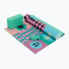 Yoga kit Myga Spirit Yoga Set mat + block + strap turquoise