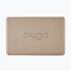Yoga block Myga Foam Block 2 pcs. brown