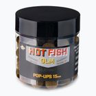 Dynamite Baits Hot Fish & GLM Pop Up 15mm brown carp float balls ADY041013