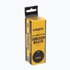 Squash balls Karakal Elite Double Yellow Dot 12 pcs black